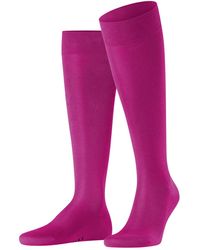 FALKE - Tiago M Kh Cotton Long Plain 1 Pair Knee-high Socks - Lyst