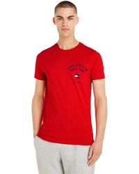 Tommy Hilfiger - Camiseta Arch Varsity S/S - Lyst