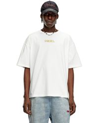 DIESEL - _T-BOXT-Q20 Maglietta_Shirt_Weiß_M - Lyst