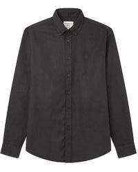 Springfield - Reconsider Basic Linen Long-Sleeved Shirt - Lyst