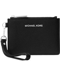 Michael Kors - MICHAEL Mercer Pebble Leather Coin Purse - Lyst