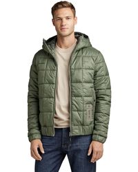 G-Star RAW - Meefic Sqr Quilted Hdd Jkt Jacket - Lyst