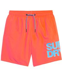 Superdry - Sportswear Logo 43,2 cm recycelte Badeshorts - Lyst