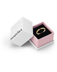 PANDORA - Me 14 Gold-plated Ring - Lyst
