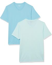 Amazon Essentials - 2-Pack Regular-fit Short-Sleeve V-Neck T-Shirt Camiseta - Lyst
