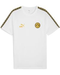 PUMA - Borussia Dortmund King T-Shirt Herren, Sport, /Gelb Sizzle - Lyst