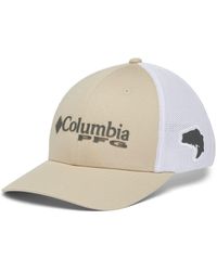 Columbia - 's Pfg Logo Mesh Ball Cap-high Crown - Lyst