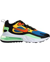 Nike - Air Max 270 React Lace-up Multicolor Canvas S Trainers Cz7869 300 - Lyst