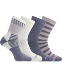 Merrell - Adult's And Thermal Hiking Crew Socks-4 Pair Pack- Arch Support Band And Wool Blend - Lyst