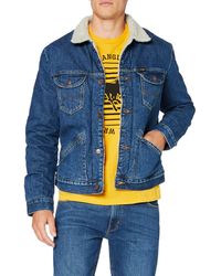 Wrangler - Icons Sherpa Giacca di Jeans - Lyst
