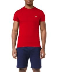 Lacoste - Short Sleeved Slim Fit Polo Ph4012 Bright Small - Lyst