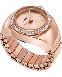 Fossil - Analog Quartz Watch With Stainless Steel Strap Es5320 - Lyst