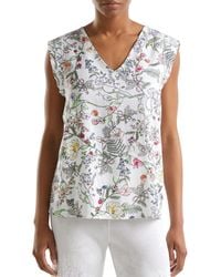 Benetton - 5hdgdq08j Blouse Shirt - Lyst