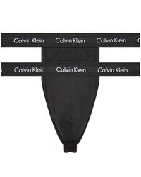 Calvin Klein - 2er Pack Strings Baumwolle mit Stretch - Lyst
