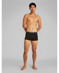 Calvin Klein - 3er Pack Boxershorts Low Rise Trunks Baumwolle mit Stretch - Lyst