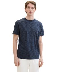 Tom Tailor - Basic T-Shirt mit Rundhalsausschnitt - Lyst