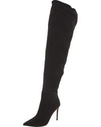 Steve Madden - Stivaletti da donna in finta pelle con tacco a - Lyst