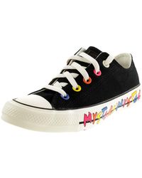 Converse - Color CTAS OX Low-Top Sneaker 170295C schwarz - Lyst