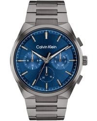 Calvin Klein - Reloj Analógico de Cuarzo multifunción para hombre Colección DISTINGUISH Collection con Correa en Acero Inoxidable - Lyst