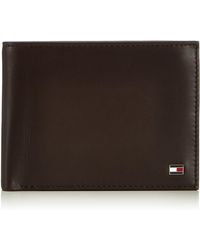 Tommy Hilfiger ETON CC FLAP AND COIN POCKET Geldbörsen - Braun