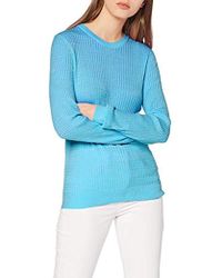 Tommy Hilfiger Th Essential Cable C-nk Swtr Sweatshirt - Blue