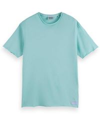 Scotch & Soda - Relaxed-fit Raw Edge T-shirt - Lyst