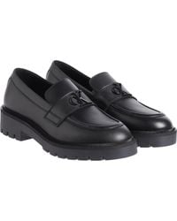 Calvin Klein - Flatform Loafer HW MG LTH YW0YW01682 Schuhe mit Absatz - Lyst