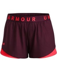 Under Armour - S Play Up Shorts 3.0 And Maroon 3xl - Lyst