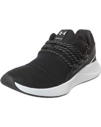 ladies black under armour trainers