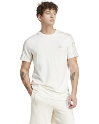 adidas - Essentials Single Jersey 3-Stripes Tee T-Shirt - Lyst