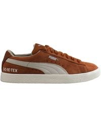 PUMA - Vtg Gore-tech Lace-up Brown Suede Leather S Trainers 382790_03 - Lyst