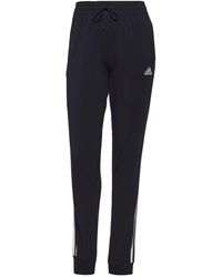 adidas - Standard Essentials Single Jersey 3-stripes Pants - Lyst
