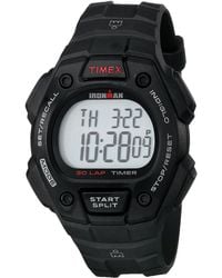 Timex - T5k822 Ironman Classic 30 Black Resin Strap Watch - Lyst