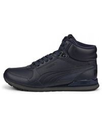 PUMA - St Runner V3 Mid L Parisian Night Trainers Navy Blue - Lyst