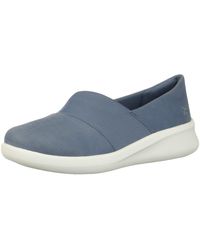clarks sillian stork blue grey