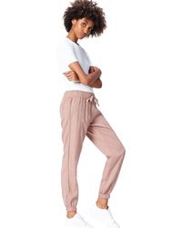 FIND Standard Pants With Drawstring And Relaxed Fit - Pink