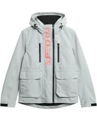 Superdry - Ultimate Tech Windbreaker Jacket M Grey - Lyst