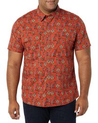 Amazon Essentials - Slim-fit Korte Mouwen Twee-pocket Utility Shirt - Lyst