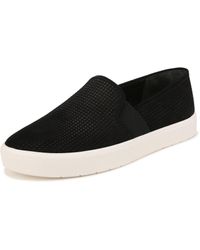Vince - S Blair Slip On Sneaker Black Suede 11 M - Lyst