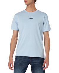 GANT - Contrast Small Logo T-shirt - Lyst