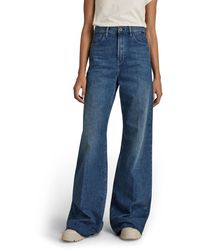 G-Star RAW - Deck Ultra High Wide Been Jeans - Lyst