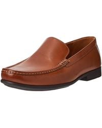 Clarks - Claude Plain Slip-on Brown Smooth Leather S Shoes 261386508 - Lyst