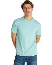 Calvin Klein - Camiseta de ga Corta Hombre Regular tee con Logotipo Tipo Etiqueta - Lyst