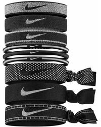 Nike - 's Mixed Ponytail Reflective 9pk Black Bandana - Lyst