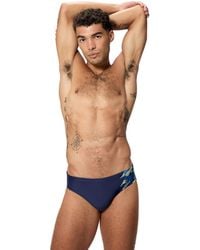 Speedo - Medley Logo Brief 7cm Swim Trunks Swimmers Peacoat/deep Sapphire Size 32 - Lyst