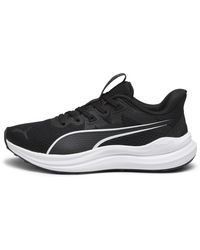 PUMA - Zapatillas De Running Reflect Lite Para Jóvenes, Blanco/Negro - Lyst