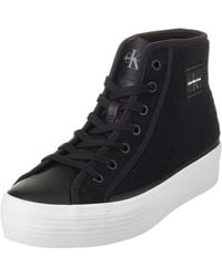 Calvin Klein - Bold Vulc Flatf High T Ml Fad Sneaker - Lyst