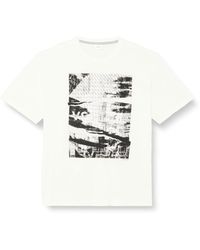S.oliver - Big Size 2143392 T-Shirt mit Frontprint - Lyst