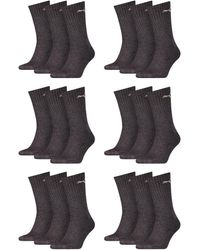 PUMA - Crew Socks Lot de 6 paires de chaussettes de sport unisexe avec semelle en éponge - Lyst