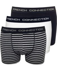 French Connection - 3 Pack Fc Boxer Shorts - Lyst